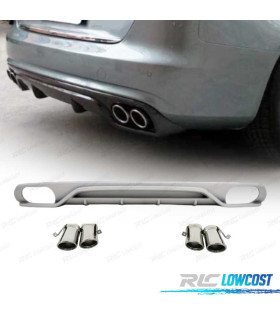 DIFFUSORE PER AUDI A4 B8 SEDAN AVANT 09-12 TERMINALI DI SCARICO