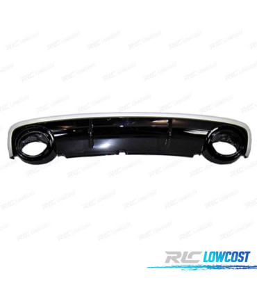 DIFFUSORE PER AUDI A6 C6 SEDAN AVANT 09-12 LOOK RS6 TERMINALI DI SCARICO