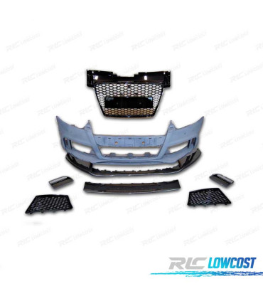 KIT PARAURTI ANTERIORE PER AUDI TT 8J 06-14 LOOK RS CARBONIO