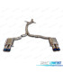 LINEA DI SCARICO PER AUDI A5 2.0T 11-16 CATBACK DOPPIO