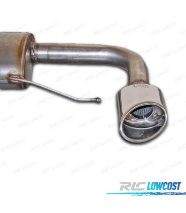 SILENZIATORE DI SCARICO PER AUDI TT 8J 06-14 CROMATO