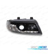 FARI AUDI A4 99-01 LUCE DIURNA LED NERO
