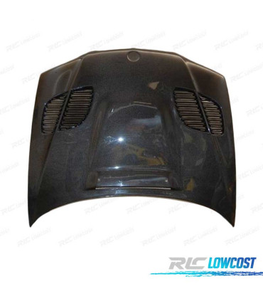 COFANO PER BMW E46 SEDAN TOURING 98-01 LOOK M3 GTR IN CARBONIO
