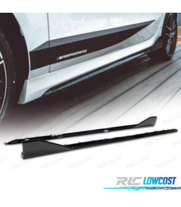 PROFILI LATERALI BMW F40 19- LOOK M PERFORMANCE NERO LUCIDO