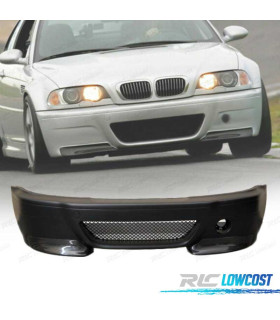 PARAURTI ANTERIORE PER BMW E46 M3 SPLITTERS EFFETTO CARBONIO LOOK M3 CSL
