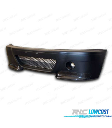 PARAURTI ANTERIORE PER BMW E46 M3 SPLITTERS EFFETTO CARBONIO LOOK M3 CSL