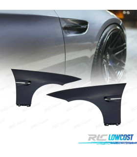KIT 2 PARAFANGHI BMW E92 E93 06-14 LOOK M3 + FRECCE LED