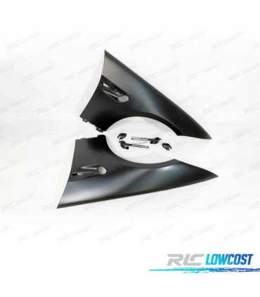 KIT 2 PARAFANGHI BMW E92 E93 06-14 LOOK M3 + FRECCE LED