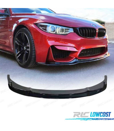 SPOILER LIP PER BMW F80 M3 NERO LUCIDO