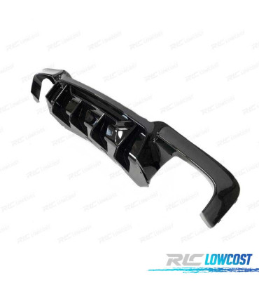 DIFFUSORE BMW F10 F11 12-16 LOOK M COMPETITION NERO LUCIDO