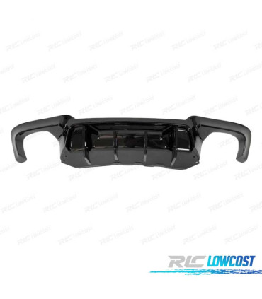 DIFFUSORE BMW F10 F11 12-16 LOOK M COMPETITION NERO LUCIDO