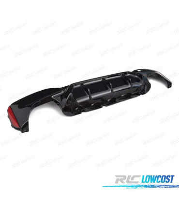 DIFFUSORE BMW G30 G31 17- LOOK M5 NERO LUCIDO