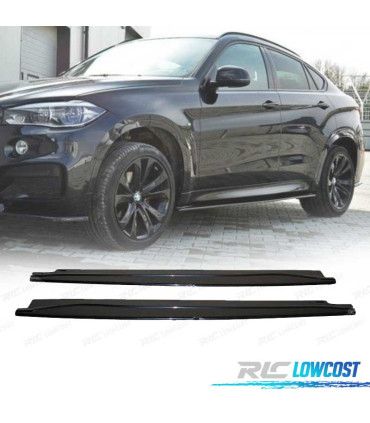 PARAFANGHI AGGIUNTIVI BMW X6 F16 LOOK M NERO LUCIDO