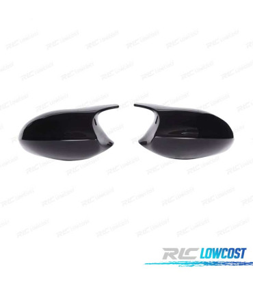 GUSCI SPECCHIETTI BMW E90 E91 E92 E93 E81 E87 E82 E83 LOOK M4 NERO LUCIDO