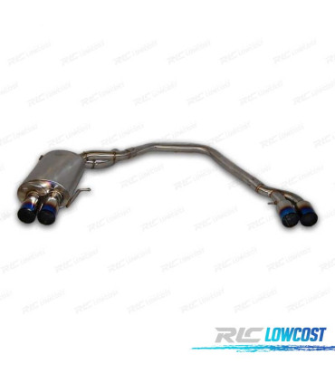 LINEA DI SCARICO PER BMW F10 F11 DOPPIA USCITA