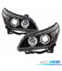 FARI BMW E60 E61 03-07 LUCE DIURNA A LED NERO