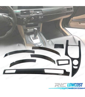 KIT RIVESTIMENTI INTERNI BMW E60 03-10 CARBONIO