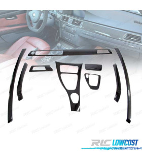 KIT DECORAZIONI INTERNE PER BMW E90 IDRIVE IN CARBONIO