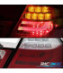 FANALI BMW E46 2P 03-05 LED LOOK CARDNA ROSSO AFFUMICATO