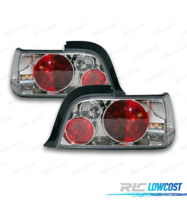 FANALI BMW E36 COUPE 91-99 LED LOOK LEXUS FONDO CROMATO