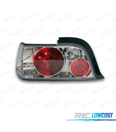 FANALI BMW E36 COUPE 91-99 LED LOOK LEXUS FONDO CROMATO