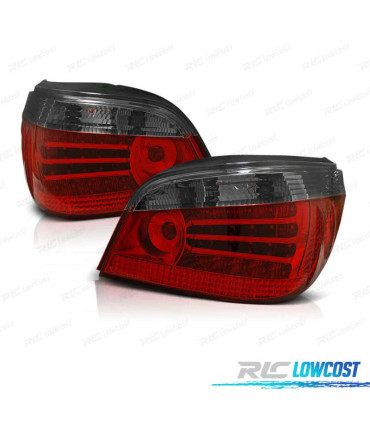 FANALI BMW E60 LCI 07-10 LED ROSSO SCURO
