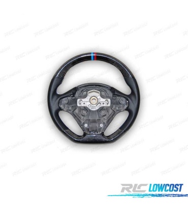 VOLANTE BMW F30 F31 F32 F33 F36 11-20 LOOK M CARBONIO + NERO
